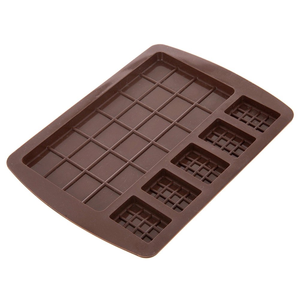 Forma Silikonowa do Czekolady 1 Duża i 5 Mini Tabliczek ORION - obrazek 4