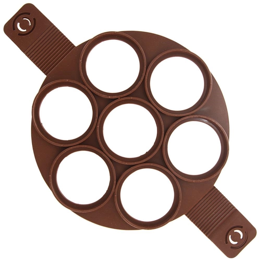 Forma do Jajek ORION SILLINIE Silikonowa 24 cm na 7 szt. Okrągła - obrazek 3