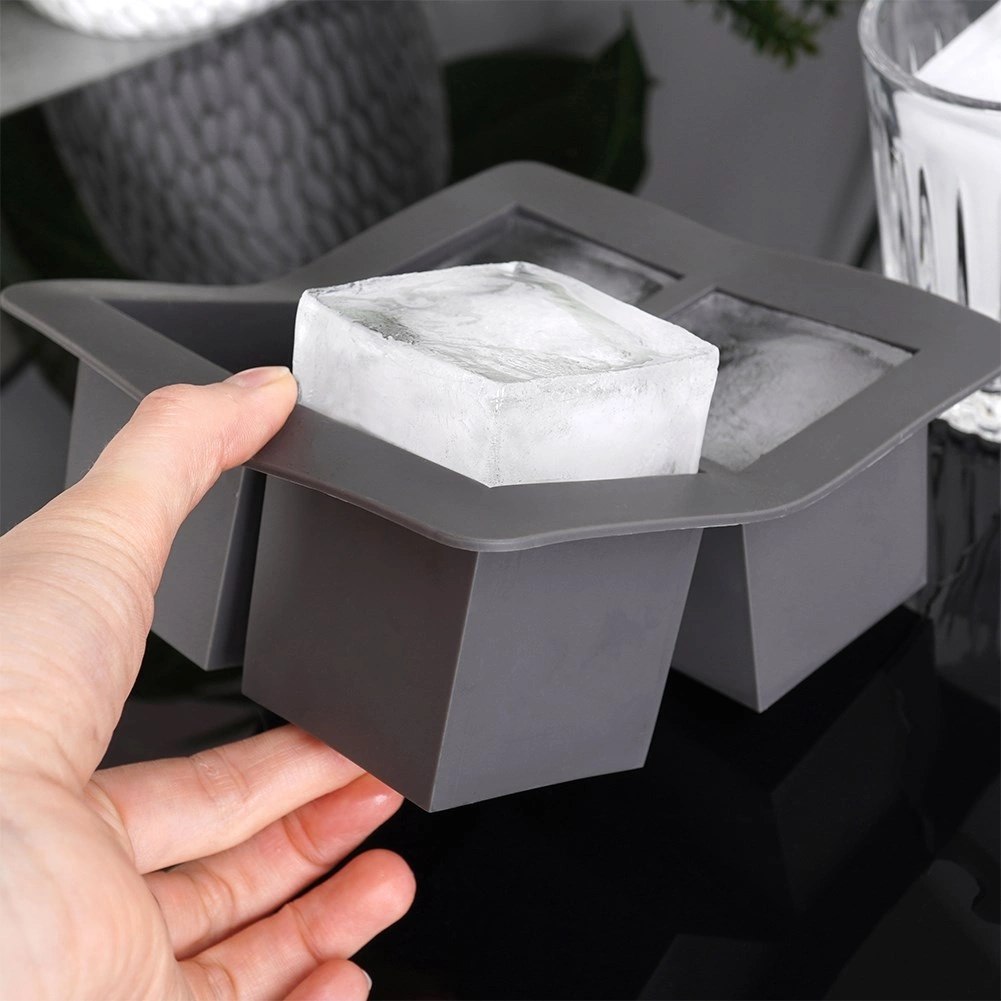 Forma do Kostek Lodu EXCELLENT XXL Kwadrat Silikonowa 15,5 cm 4 szt. - obrazek 4