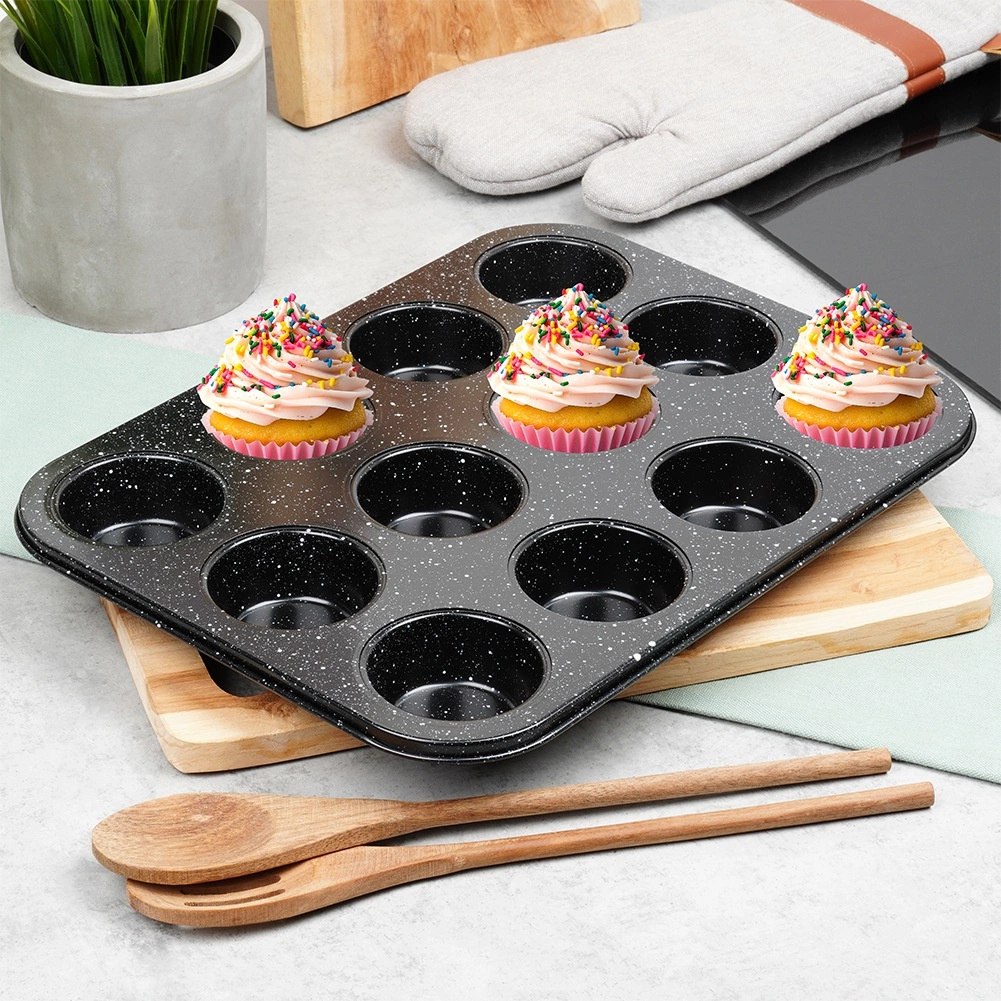 Forma do Muffinek VILDE Granitowa Nieprzywierająca na 12 szt. 35 x 26,5 cm - obrazek 2