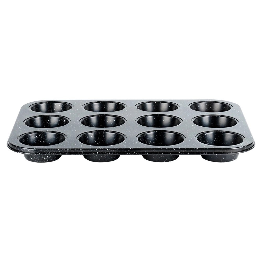 Forma do Muffinek VILDE Granitowa Nieprzywierająca na 12 szt. 35 x 26,5 cm - obrazek 3