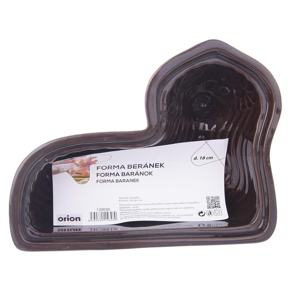 Forma do Ciasta Wielkanocny Baranek ORION Ceramiczna do Pieczenia 18x14x7cm - obrazek 4