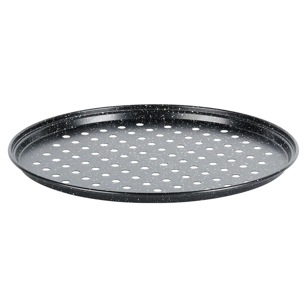 Forma do Pizzy VILDE Granitowa Perforowana Dno 28 cm Chrupiący Spód - obrazek 3
