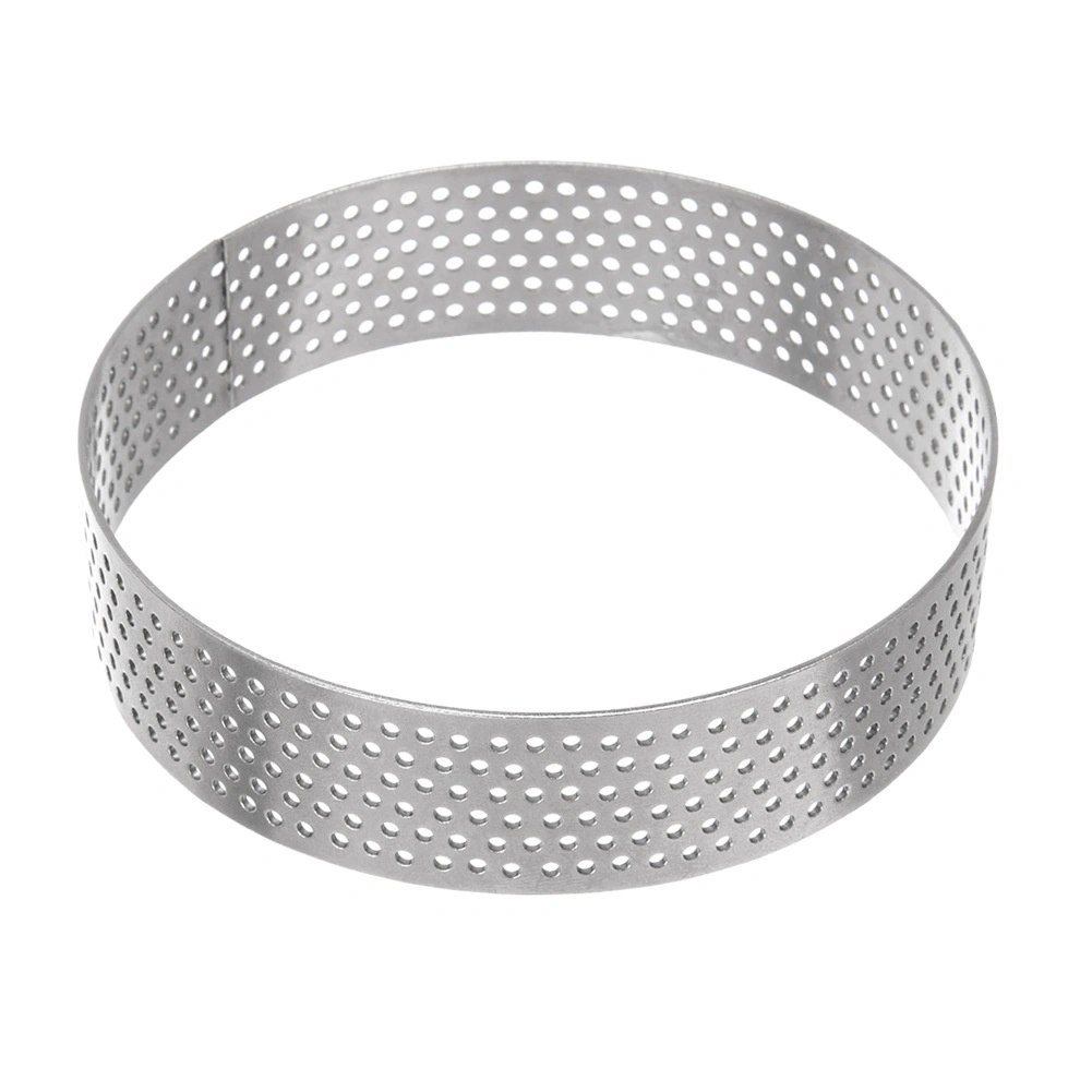 Formy Ranty do Tartaletek 6 szt. Perforowane 8 cm Profesjonalne - obrazek 3