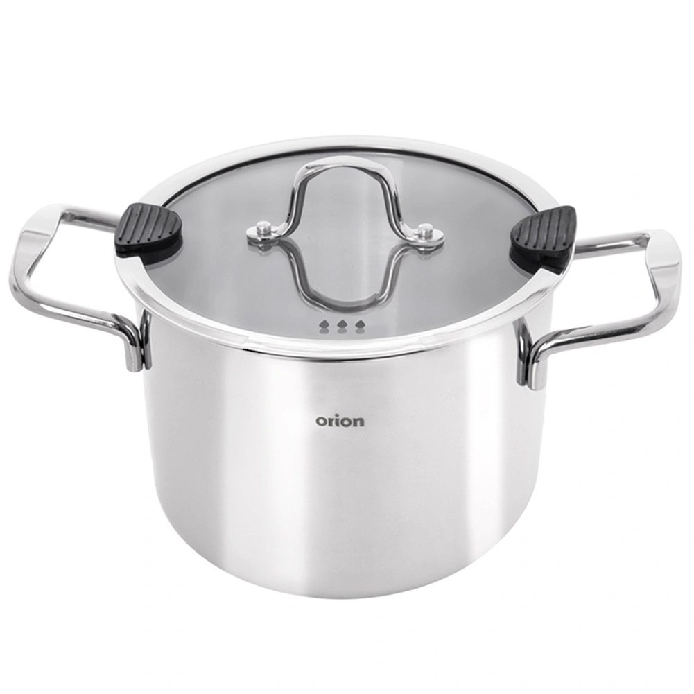 Garnek Stalowy 4,6 L Venice System Odcedzania Indukcja 20 cm ORION - obrazek 3