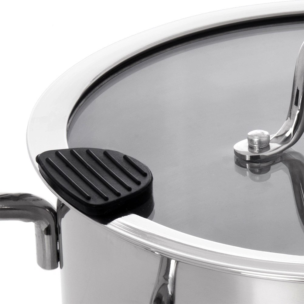Garnek Stalowy 4,6 L Venice System Odcedzania Indukcja 20 cm ORION - obrazek 4