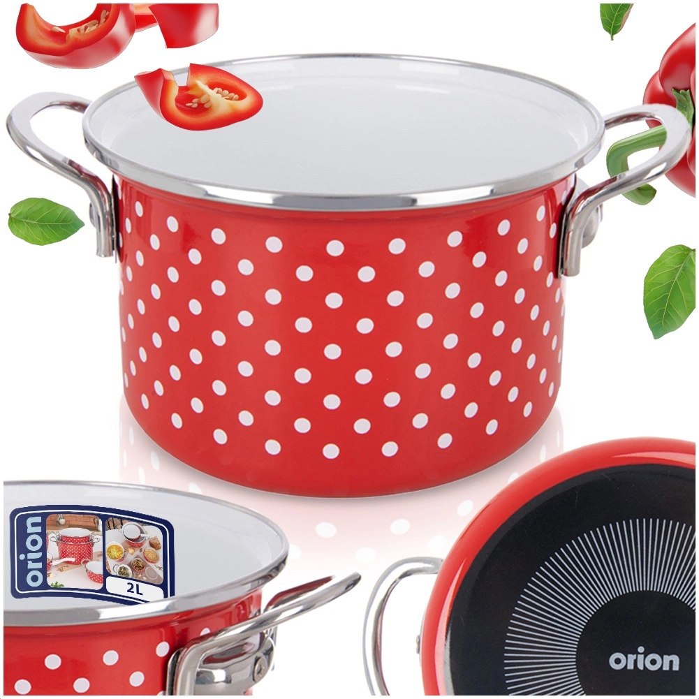 Garnek emaliowany TECKA 18 cm, 2 l - obrazek 7