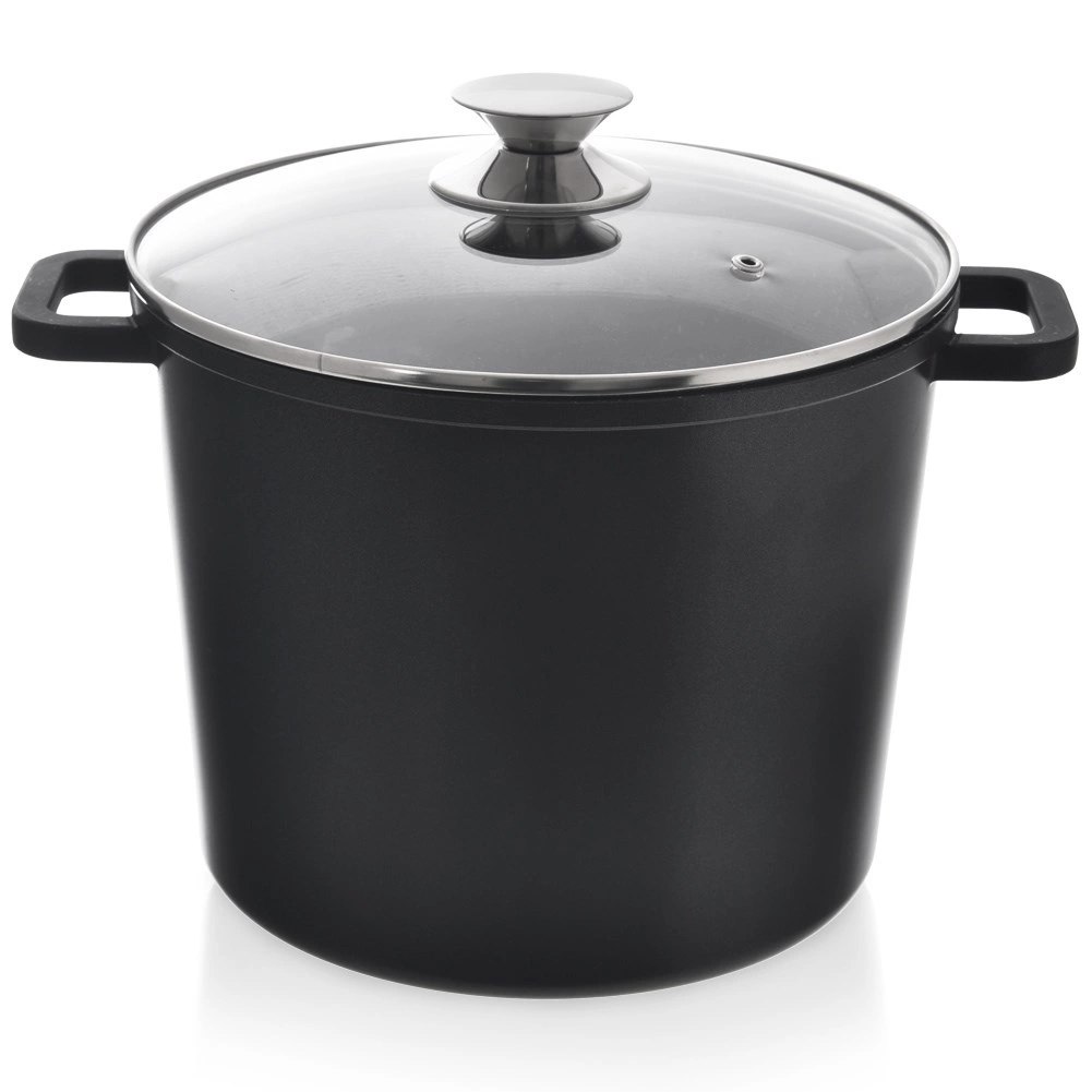 Garnek Granitowy ORION GRANDE Wysoki 25 cm 7,6 L Indukcja Piekarnik