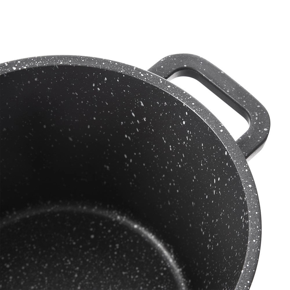 Garnek Granitowy ORION GRANDE Wysoki 25 cm 7,6 L Indukcja Piekarnik - obrazek 4