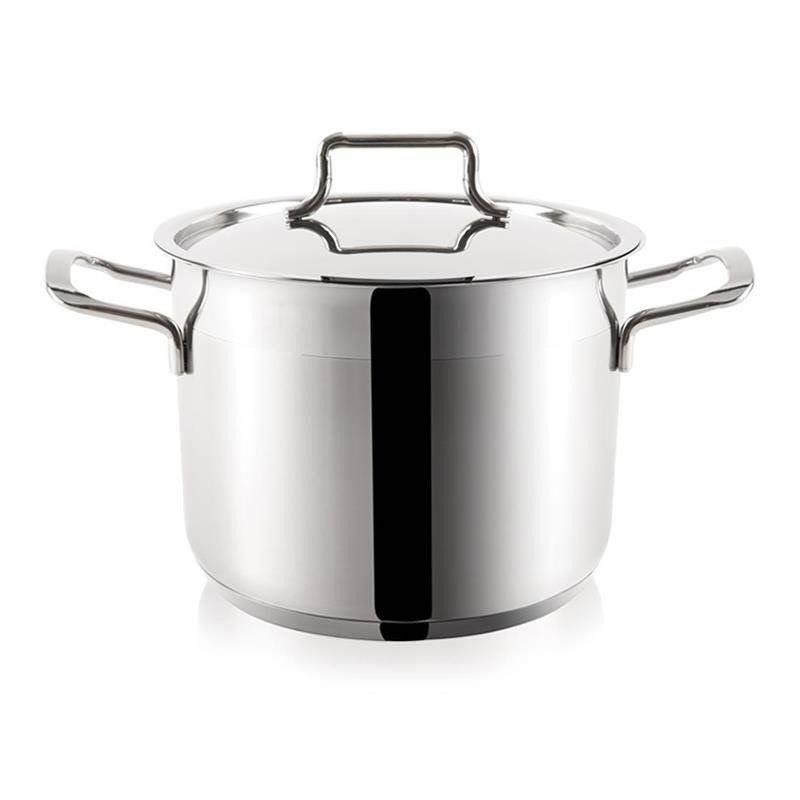 Garnek Stalowy z Pokrywką ORION 22 cm 6,5 L
