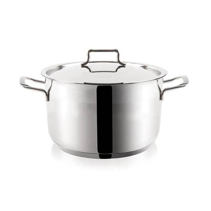 Garnek Stalowy 700 ml ORION ANETT 14 cm z Pokrywką Indukcja Zmywarka