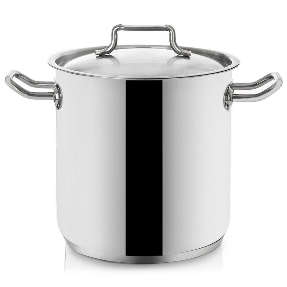 Garnek Stalowy 11 L ORION PRO Duży 24 cm Indukcja Zmywarka