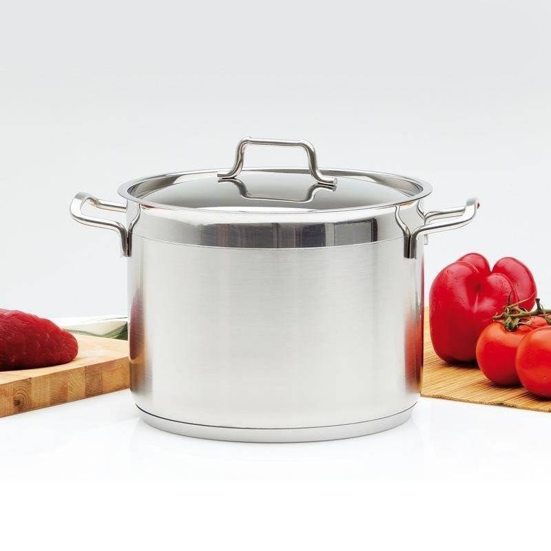 Garnek Stalowy 8,2 L ORION ANETT 26 cm z Pokrywką Indukcja Zmywarka - obrazek 3