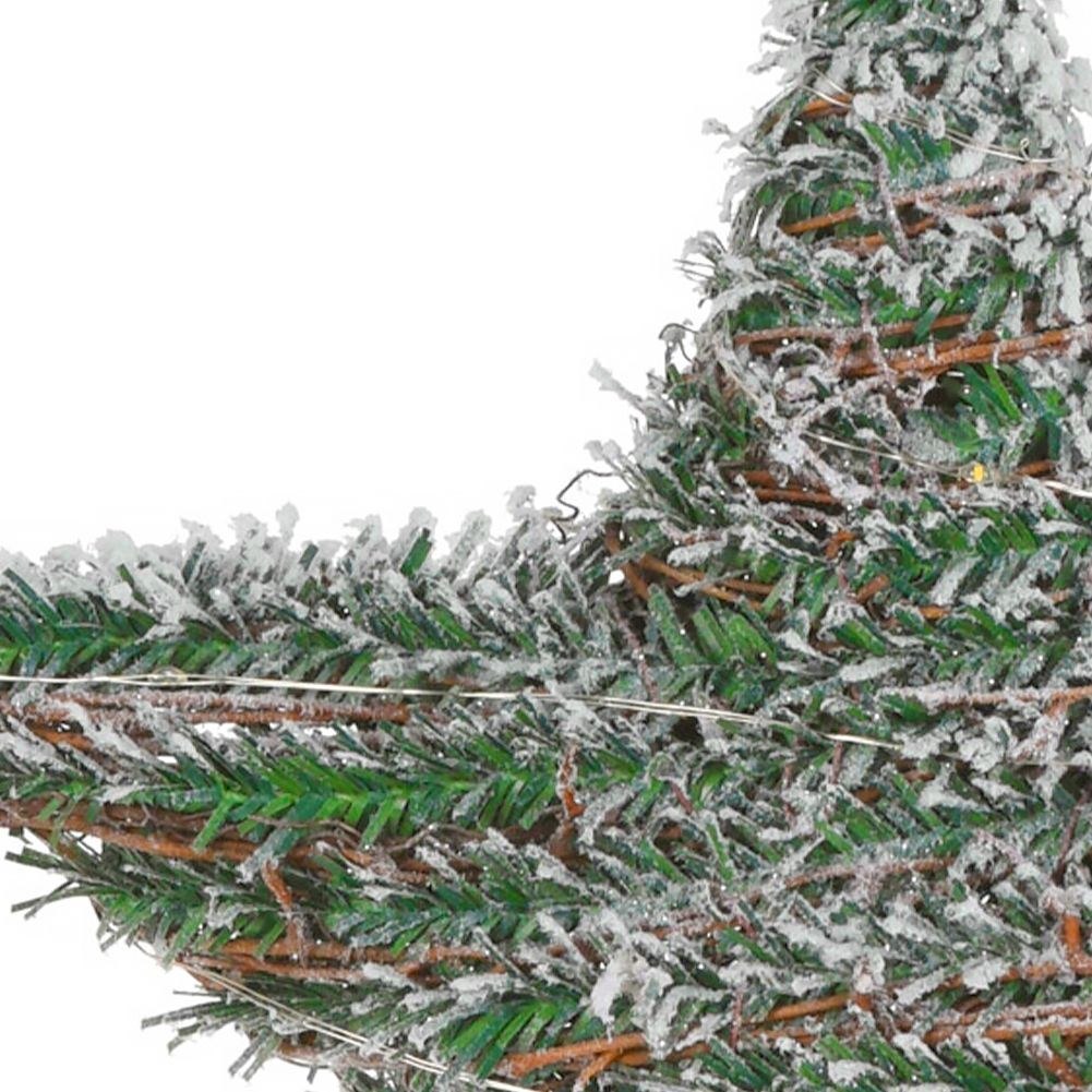Stroik Gwiazda Ozdoba Świąteczna Świecąca 20 LED Wisząca Solidna VILDE 30cm - obrazek 5