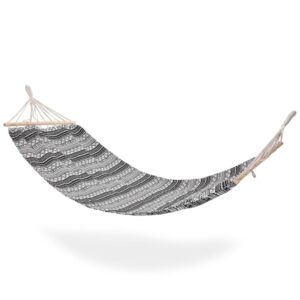 Hamak Jednoosobowy Ogrodowy Wiszący Solidny Wytrzymały AMBIANCE 200x80 cm