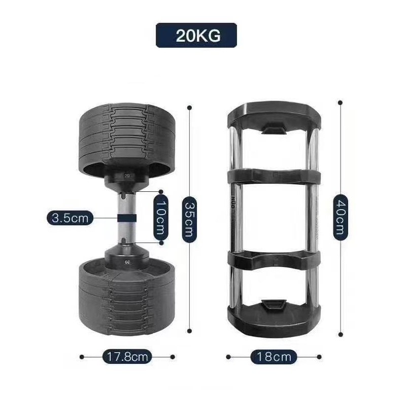 Hantla sztangielka MASTER Spin 20 KG ciężarki - obrazek 4