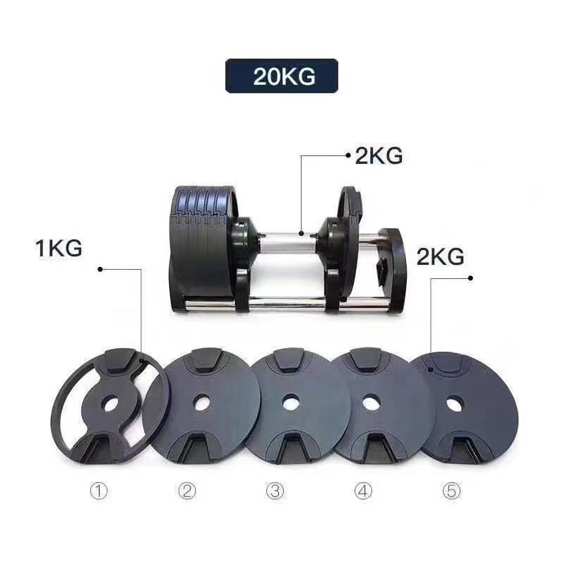 Hantla sztangielka MASTER Spin 20 KG ciężarki - obrazek 5