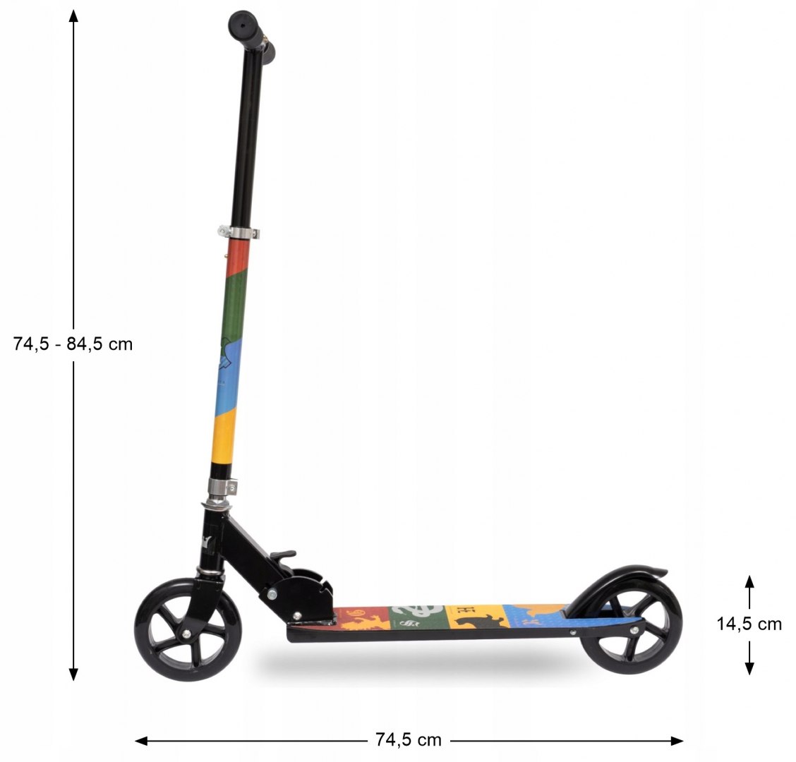 Hulajnoga HARRY POTTER dla Dzieci Składana Koła 145 mm do 100 kg D'arpeje - obrazek 6