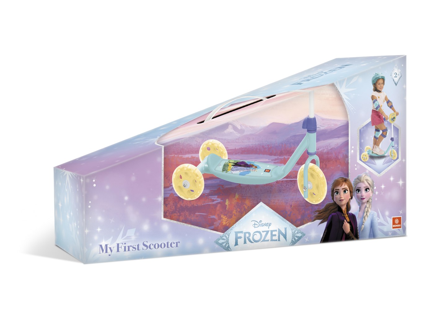 Hulajnoga dla Dzieci Dziecięca 3-Kołowa Frozen Mondo KUBISPORT - obrazek 2