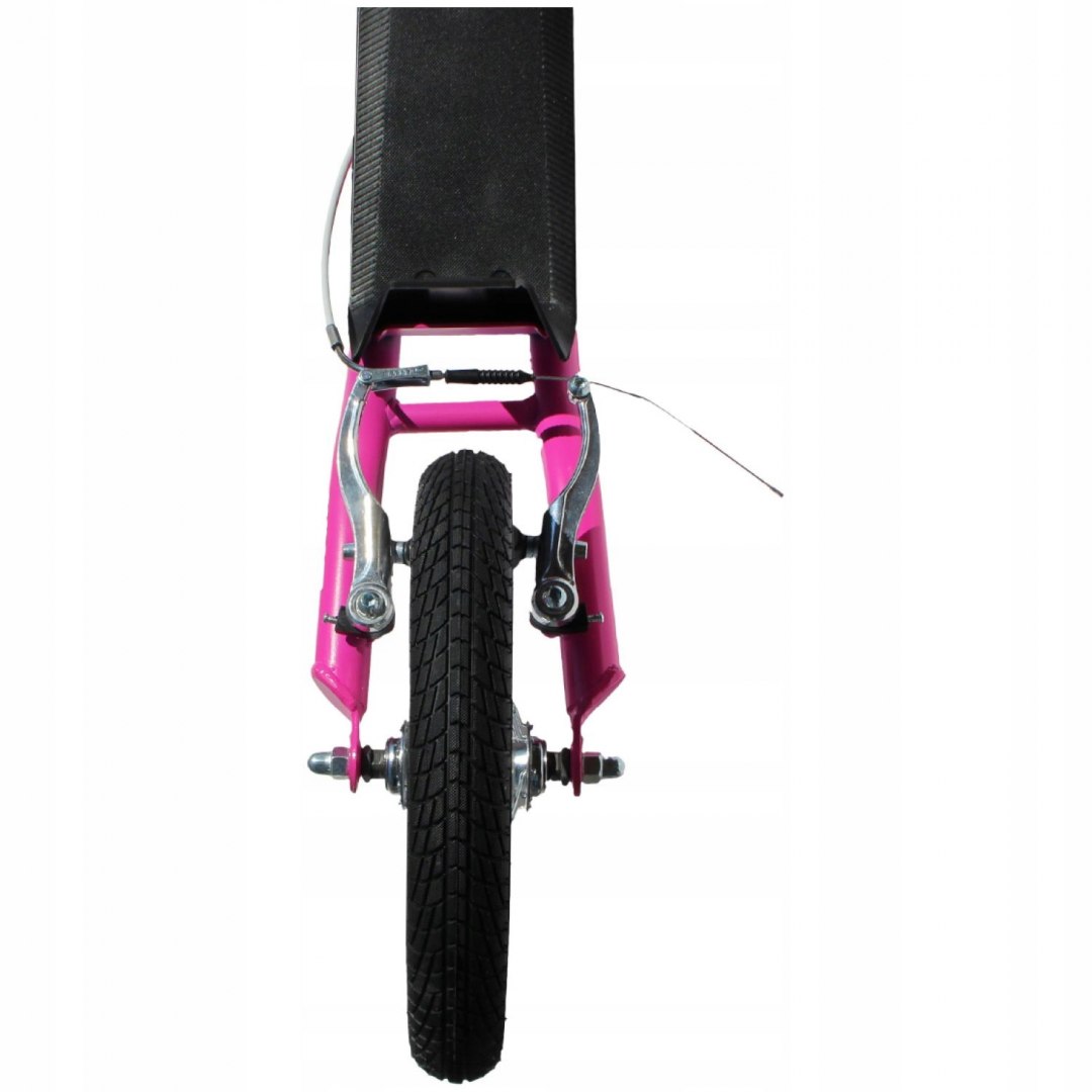 Hulajnoga na Pompowanych Kołach MASTER Rebel Pink 16/12″ - obrazek 6