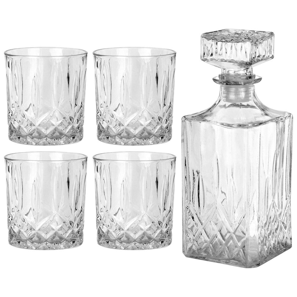 Karafka i Szklanki do Whisky Szklane VILDE 900 ml + 4x300 ml 5 el. - obrazek 6
