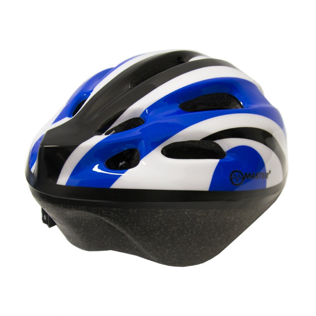 Kask Rowerowy Master Flash S Niebieski - obrazek 3