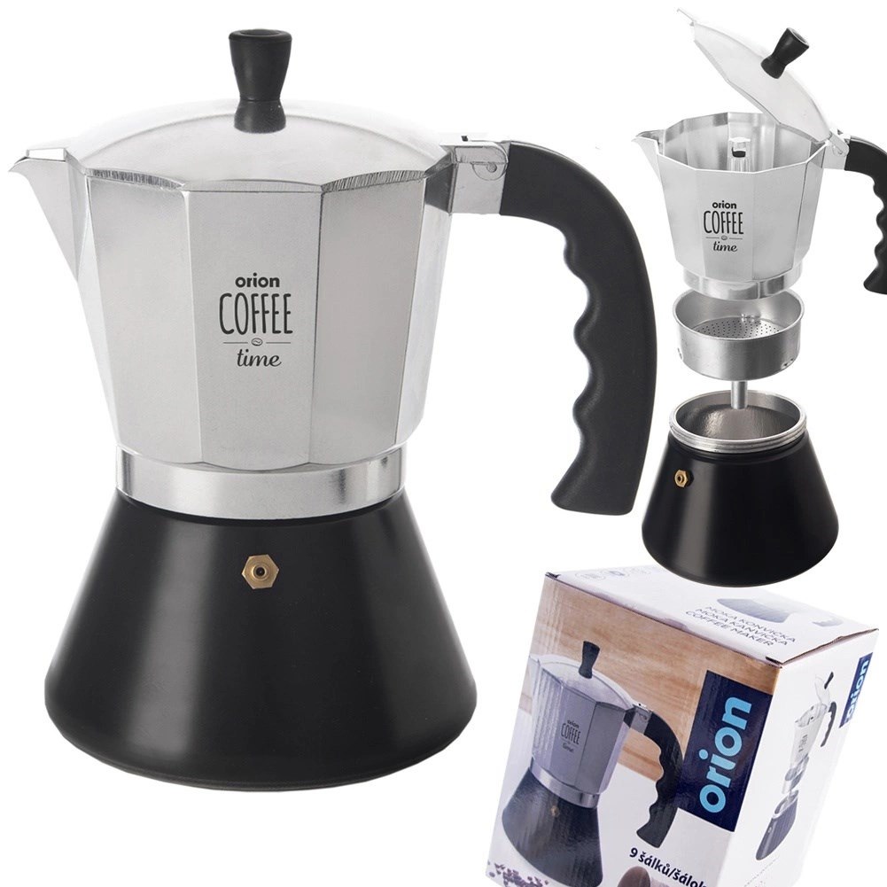 Kawiarka Ciśnieniowa ORION 450 ml 9 Filiżanek Indukcja + Uszczelka