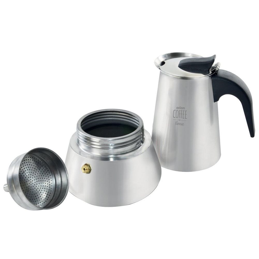 Kawiarka na Gaz Ciśnieniowa Stalowa Włoska Solidna Trwała ORION 450 ml - obrazek 4