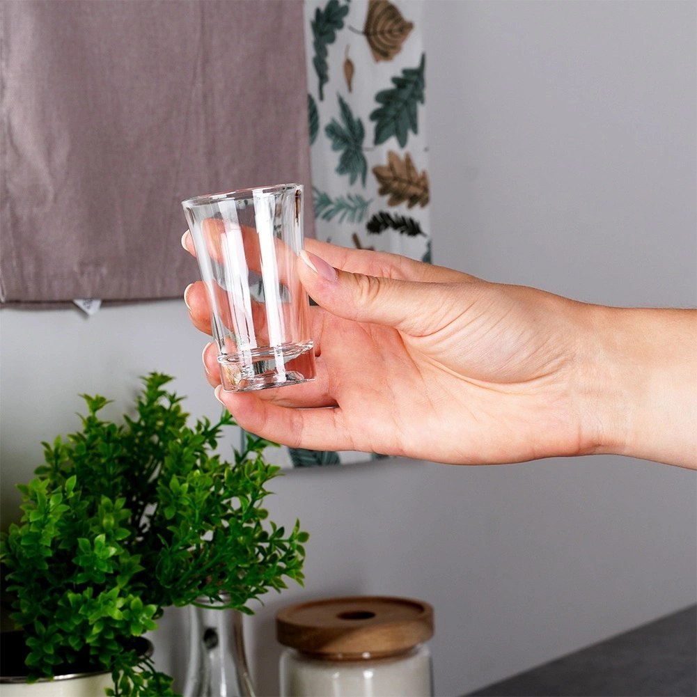 Kieliszki do Wódki VILDE Szklane 6 szt. 40 ml Wzmocnione Dno - obrazek 4