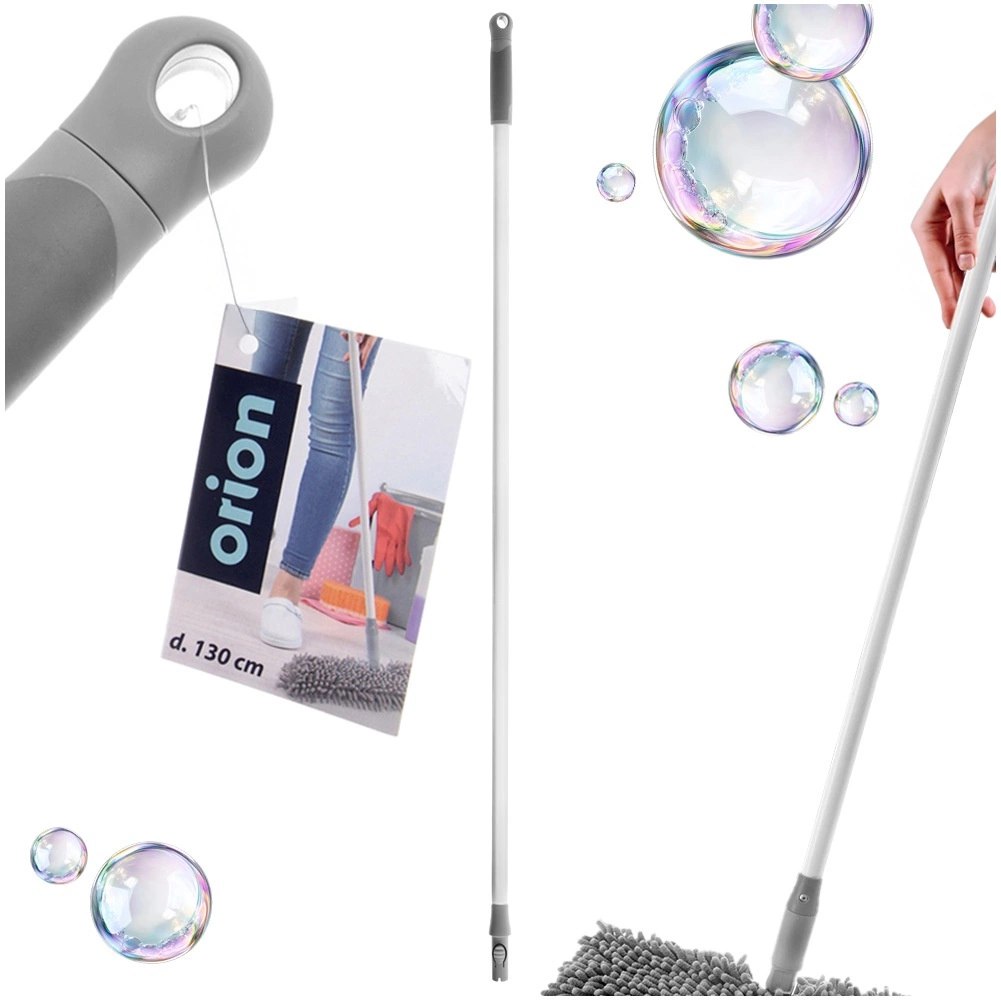 Kij do Mopa Miotły ORION Stalowy CLEAN SYSTEM 130 cm Antypoślizg - obrazek 6