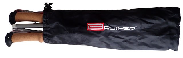 Kije Trekkingowe Regulowane 5 - częściowe ACRA Korkowa Rączka 115 - 135 cm - obrazek 5
