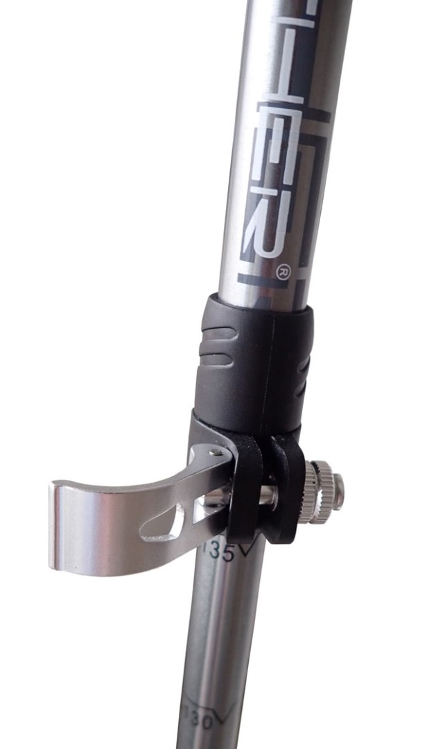 Kije Trekkingowe Regulowane 5 - częściowe ACRA Korkowa Rączka 115 - 135 cm - obrazek 6