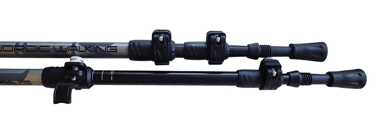 Kije Trekkingowe z Szybkozłączką Regulowane ACRA 72 - 140 cm - obrazek 4