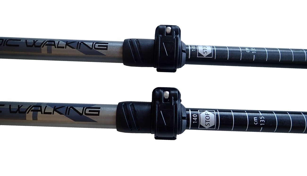 Kije Trekkingowe z Szybkozłączką Regulowane ACRA 72 - 140 cm - obrazek 5