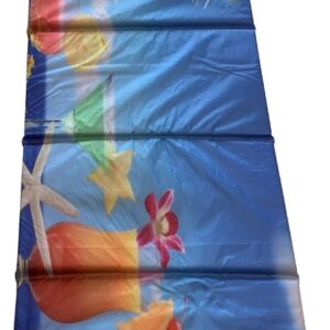 Koc Plażowy Mata Leżanka Leżak Składany Wodoodporny KUBISPORT 195x55 cm