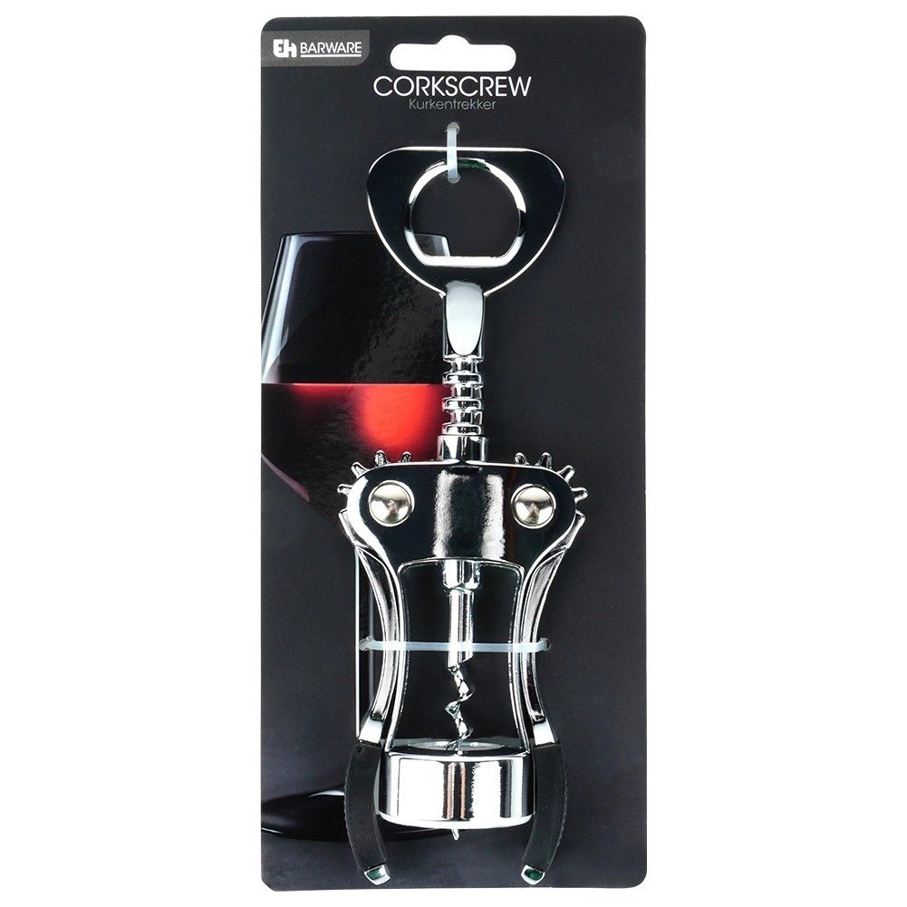Korkociąg Klasyczny Ręczny do Wina Metalowy EXCELLENT HOUSEWARE 19,5 cm - obrazek 6