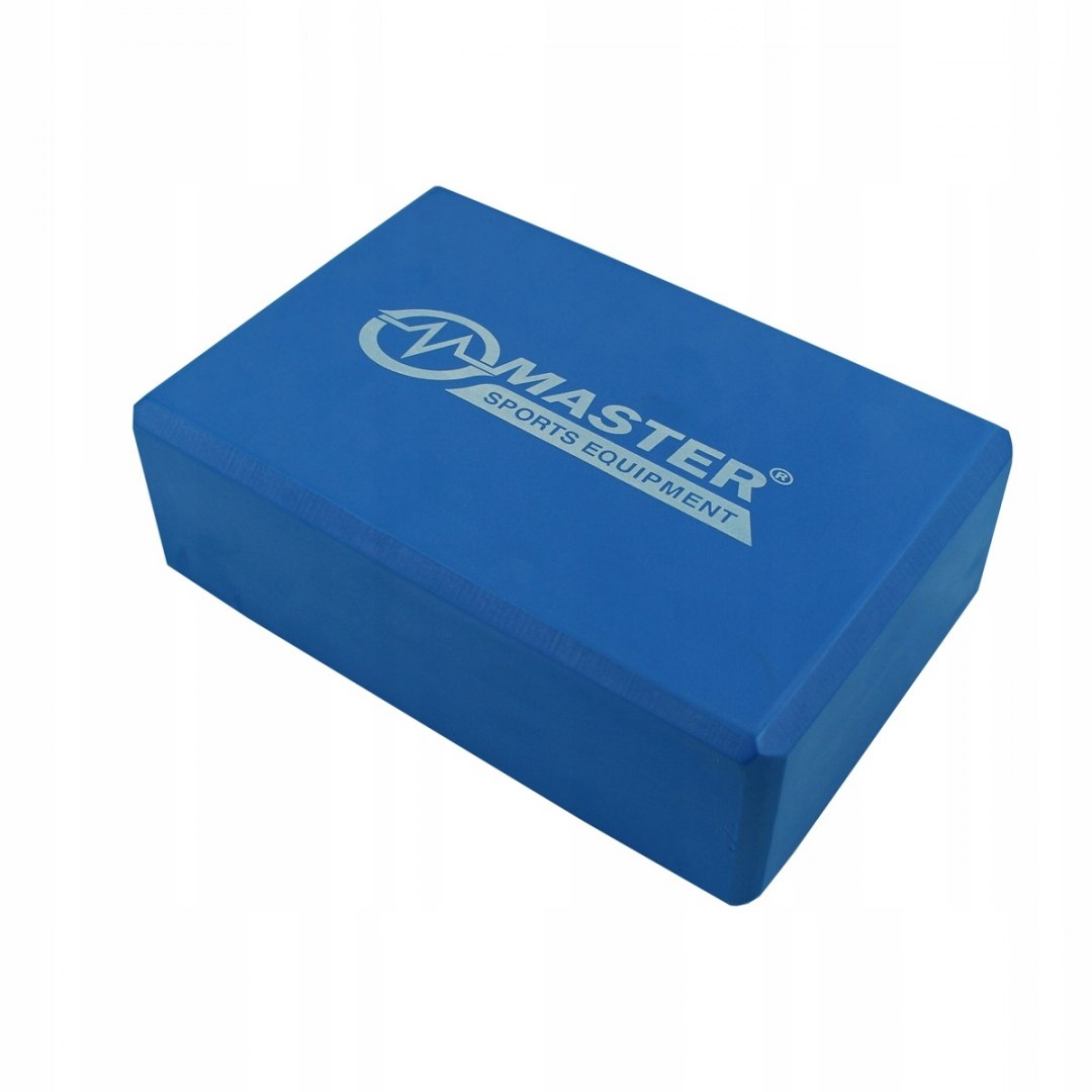 Kostka Klocek do Jogi MASTER Blue 23 x 15 x 7,5 cm - obrazek 2