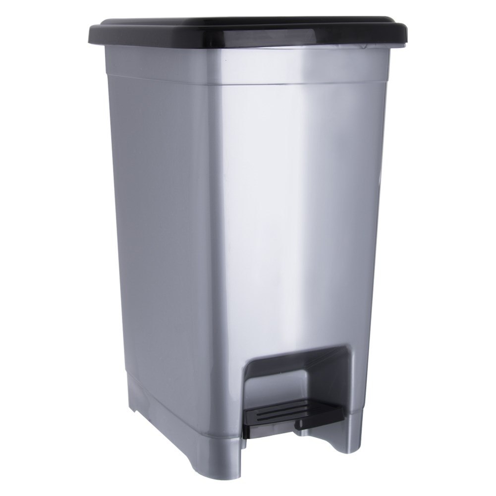Kosz na Śmieci Plastikowy z Pedałem Wąski 10 L