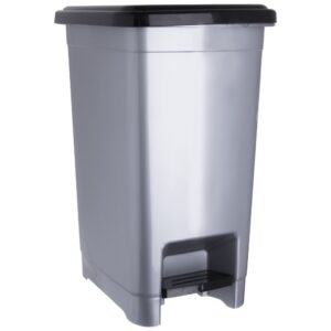 Kosz na Śmieci Odpady z Pedałem Pokrywą Wąski Wytrzymały Solidny 25 L ORION