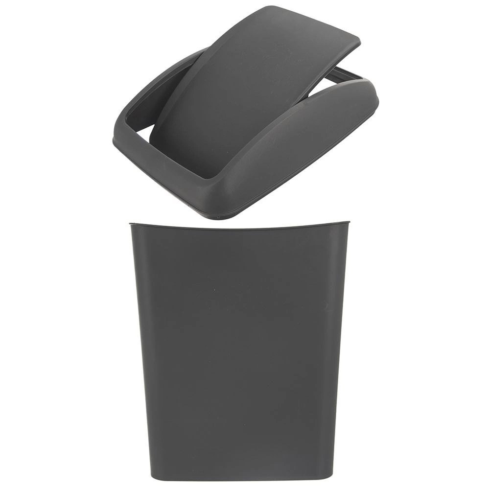 Kosz na Śmieci Odpady Kompostownik z Klapką Plastikowy Szary ORION 20 L - obrazek 4