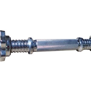 Krótki Gryf Śrubowy Prosty do Ćwiczeń KUBISPORT Zaciski 30 mm