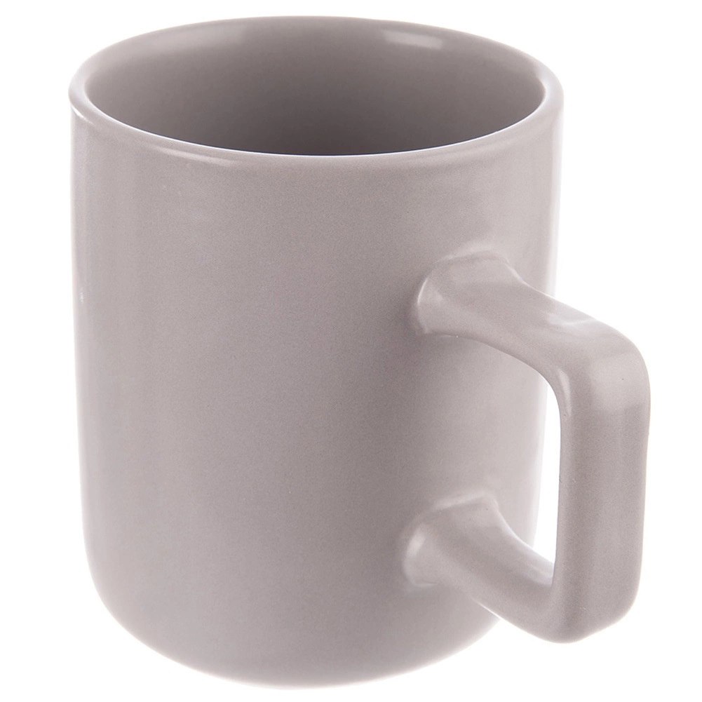 Kubek Skandi Kamionka 380ml Szary Matowy z Uchem do Kawy Herbaty ORION - obrazek 3