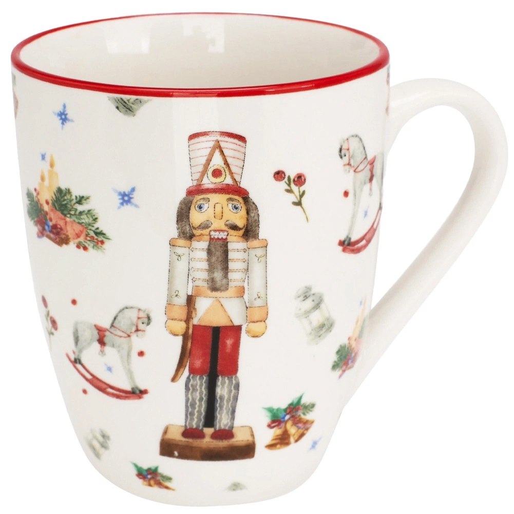 Kubek Świąteczny Porcelana 320 ml Dziadek do Orzechów Zmywarka - obrazek 3