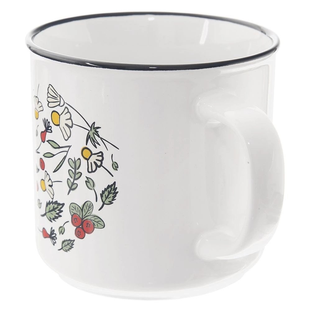 Kubek Ceramiczny na Kawę Herbatę Kakao Duży Kwiaty Prezent ORION 700 ml - obrazek 3