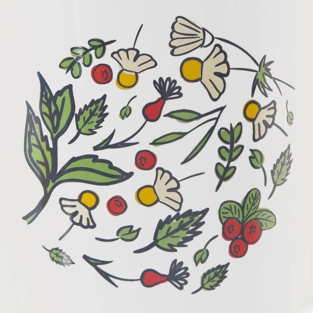Kubek Ceramiczny na Kawę Herbatę Kakao Duży Kwiaty Prezent ORION 700 ml - obrazek 4