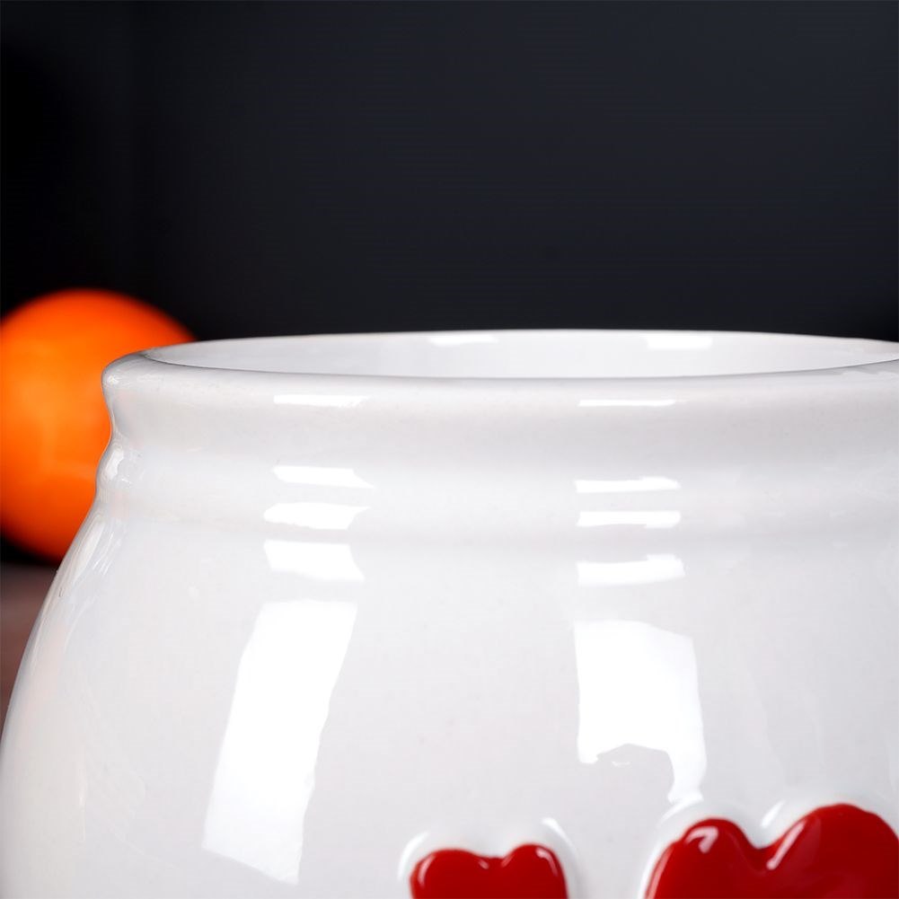 Kubek Ceramiczny na Kawę Herbatę Serce Duży Pojemny Biały ORION 800 ml - obrazek 4