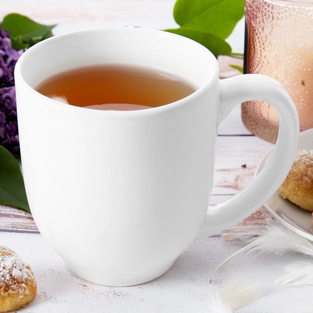 Kubek Porcelanowy 450 ml ORION Mona Biały Pojemny Klasyczny do Zmywarki - obrazek 2