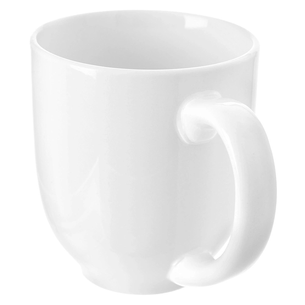 Kubek Porcelanowy 450 ml ORION Mona Biały Pojemny Klasyczny do Zmywarki - obrazek 3