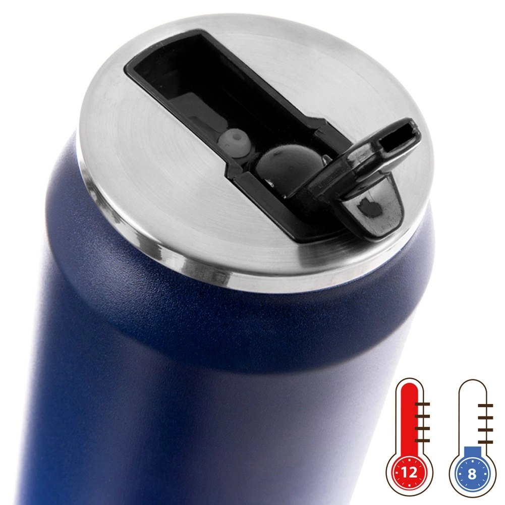 Kubek Termiczny Puszka 500 ml ORION Słuchawki Stal Nierdzewna Szczelny - obrazek 3