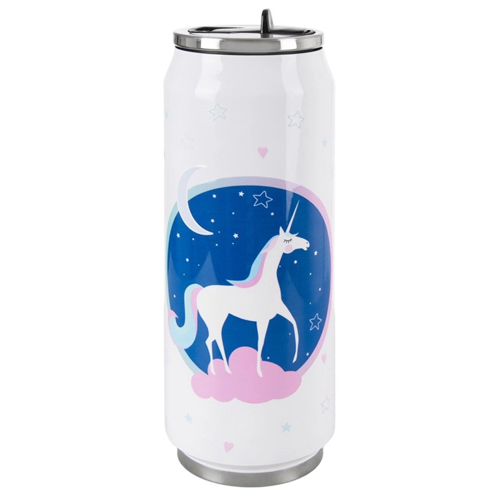 Kubek Termiczny Puszka 500 ml ORION Jednorożec Stal Nierdzewna Szczelny - obrazek 3